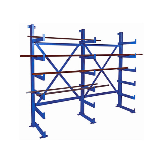 Cantilever Bar Rack CBR3G | 3 Uprights Graduated Arms | 2440mm