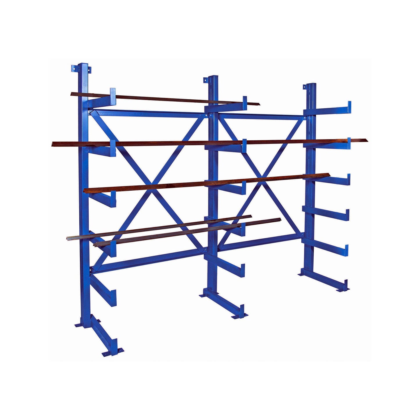 Cantilever Bar Rack CBR6E | 6 Uprights Equal Arms | 6100mm